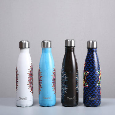 Unique Zen Mandala Design 500ml Stainless Steel Insulated Water Bottle